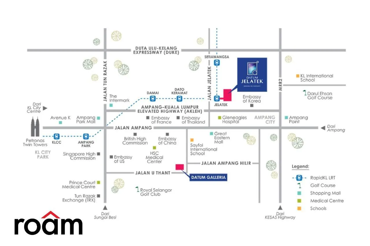 Datum Jelatek Sky Residence Kuala Lumpur, Roam 0*,  Malaysia