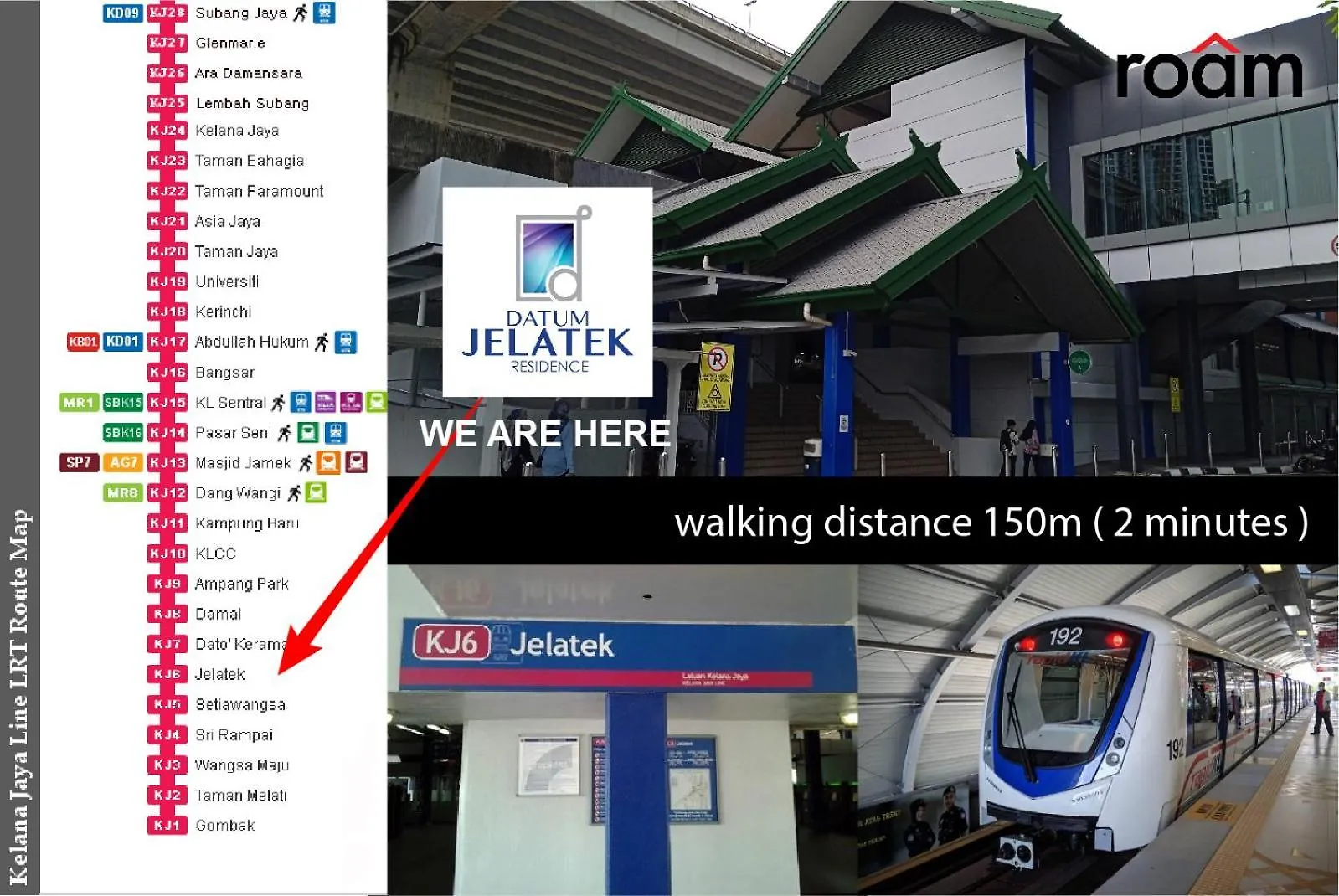 Datum Jelatek Sky Residence Kuala Lumpur, Roam Malaysia